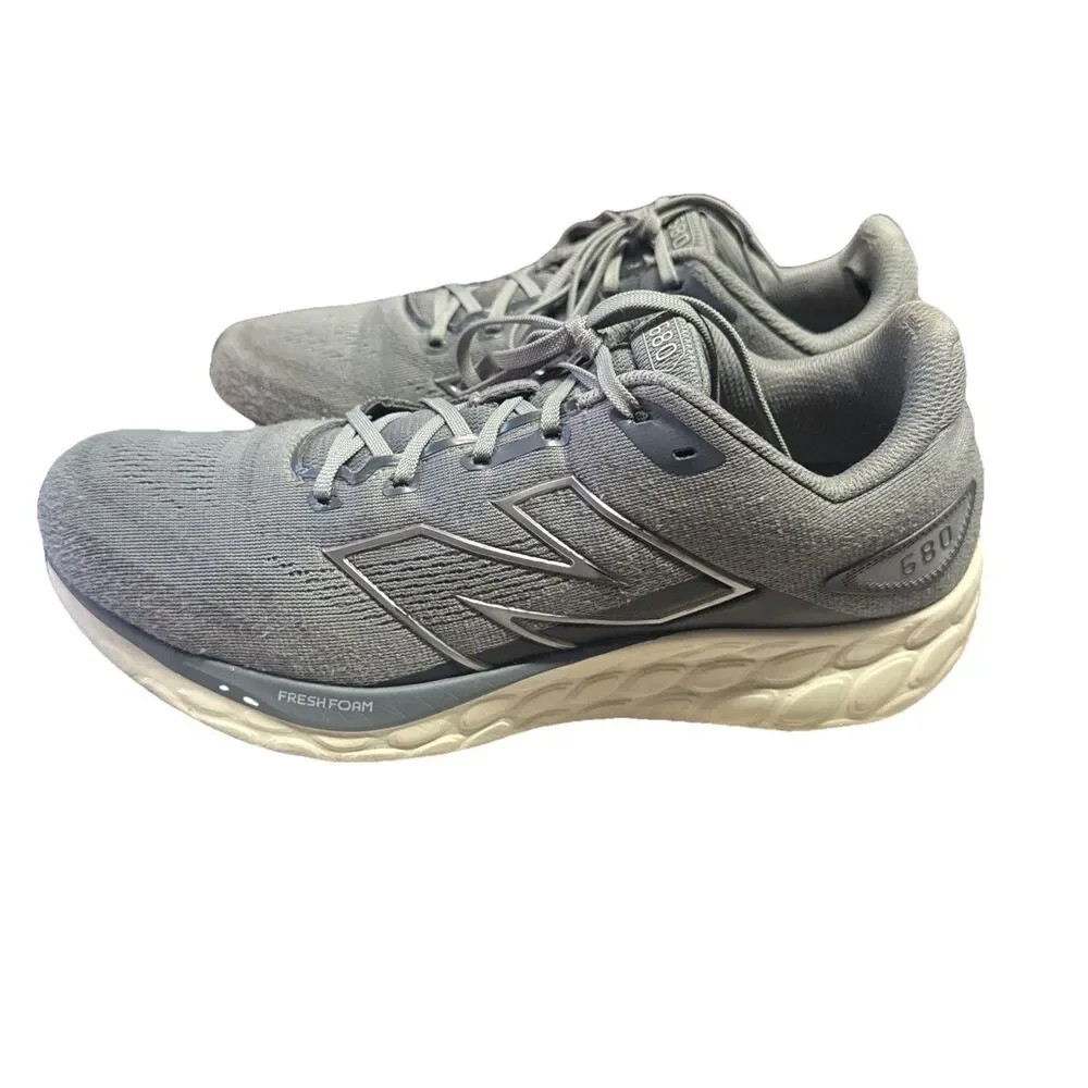 New Balance‎ Fresh Foam 680 V8 Shoes Mens Size 10.5 Gray Running Sneakers